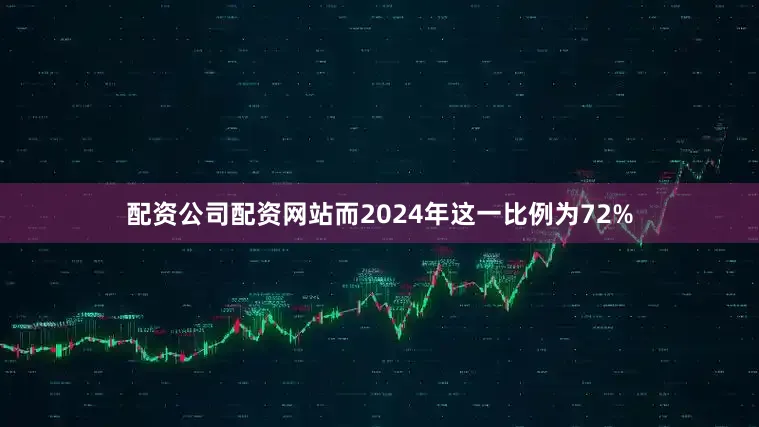 配资公司配资网站而2024年这一比例为72%