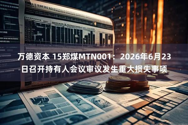 万德资本 15郑煤MTN001：2026年6月23日召开持有人会议审议发生重大损失事项